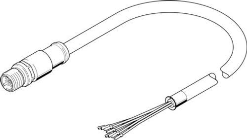 Bağlantı kablosu NEBS-SM12G12-E-5-N-LE12 3947395