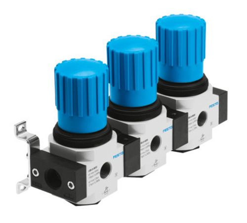 Basınç düzenleyici valf manifoldu LRB-3/8-D-O-K3-MIDI 528974