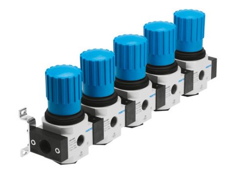 Basınç düzenleyici valf manifoldu LRB-3/8-D-O-K5-MIDI 529006