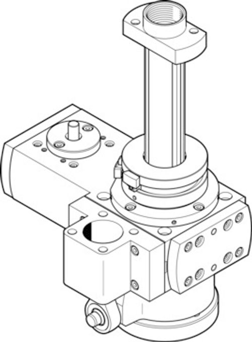 Döner doğrusal modüller|Çevirme-kaldırma modülü|Döner kaldırma modülü EHMB-25-200 1095934