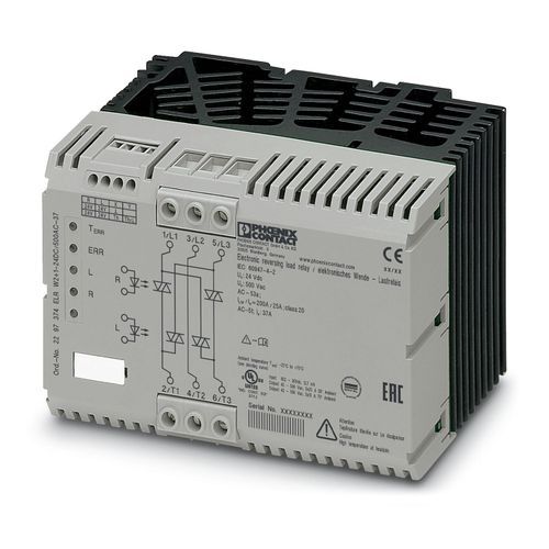 ELR W2+1- 24DC/500AC-37 - Solid-state reversing contactor 2297374