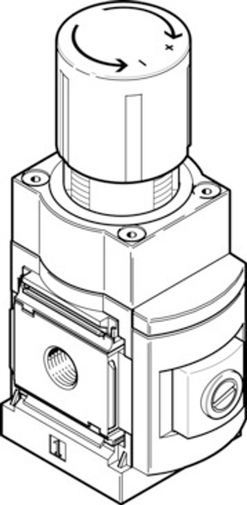 Hassas regülatör MS6-LRP-1/2-D4-A8-Z 538023