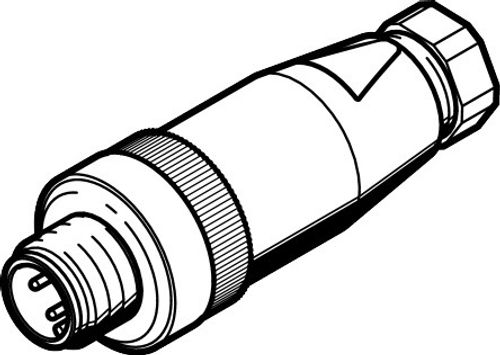 Soket NECU-S-M12G4-P1-Q6-IS 570955